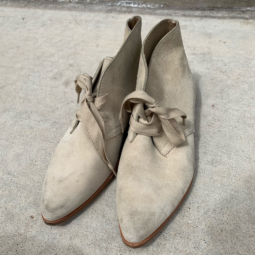 Alexander wang suede tan boot